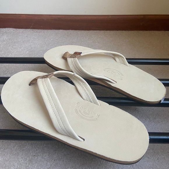 RAINBOW Men Premium Leather Single Layer Sandals - NEW NWT NWOB main image 6